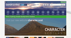 Desktop Screenshot of character-scotland.org.uk